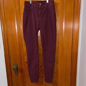 Maurices Women's Burgundy Jeans